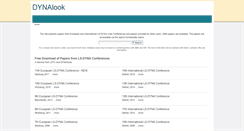Desktop Screenshot of dynalook.com
