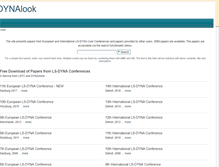 Tablet Screenshot of dynalook.com